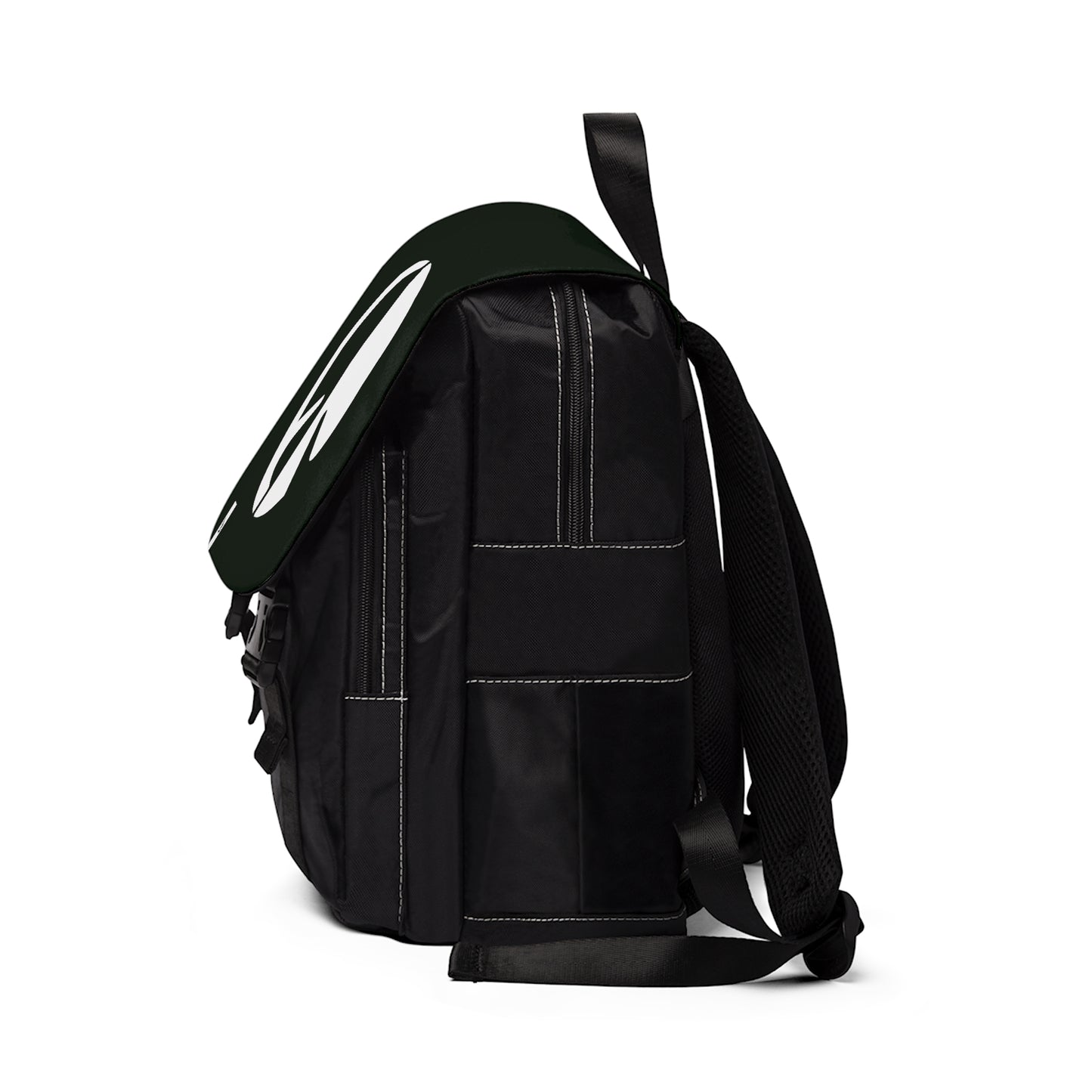 Durable Oxford Canvas 'Friends of Peace" Backpack_Green